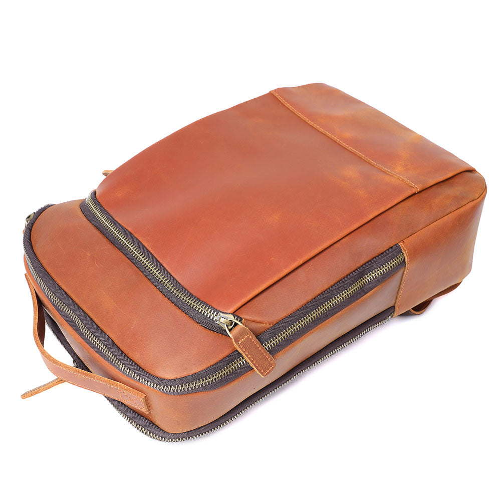 Leather Laptop Rucksack | Yates