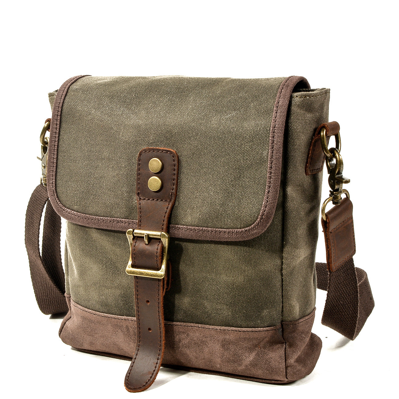 Small Canvas Messenger Bag | Theron
