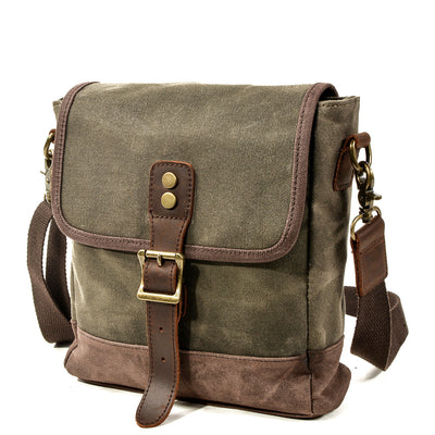 Small Canvas Messenger Bag | Theron