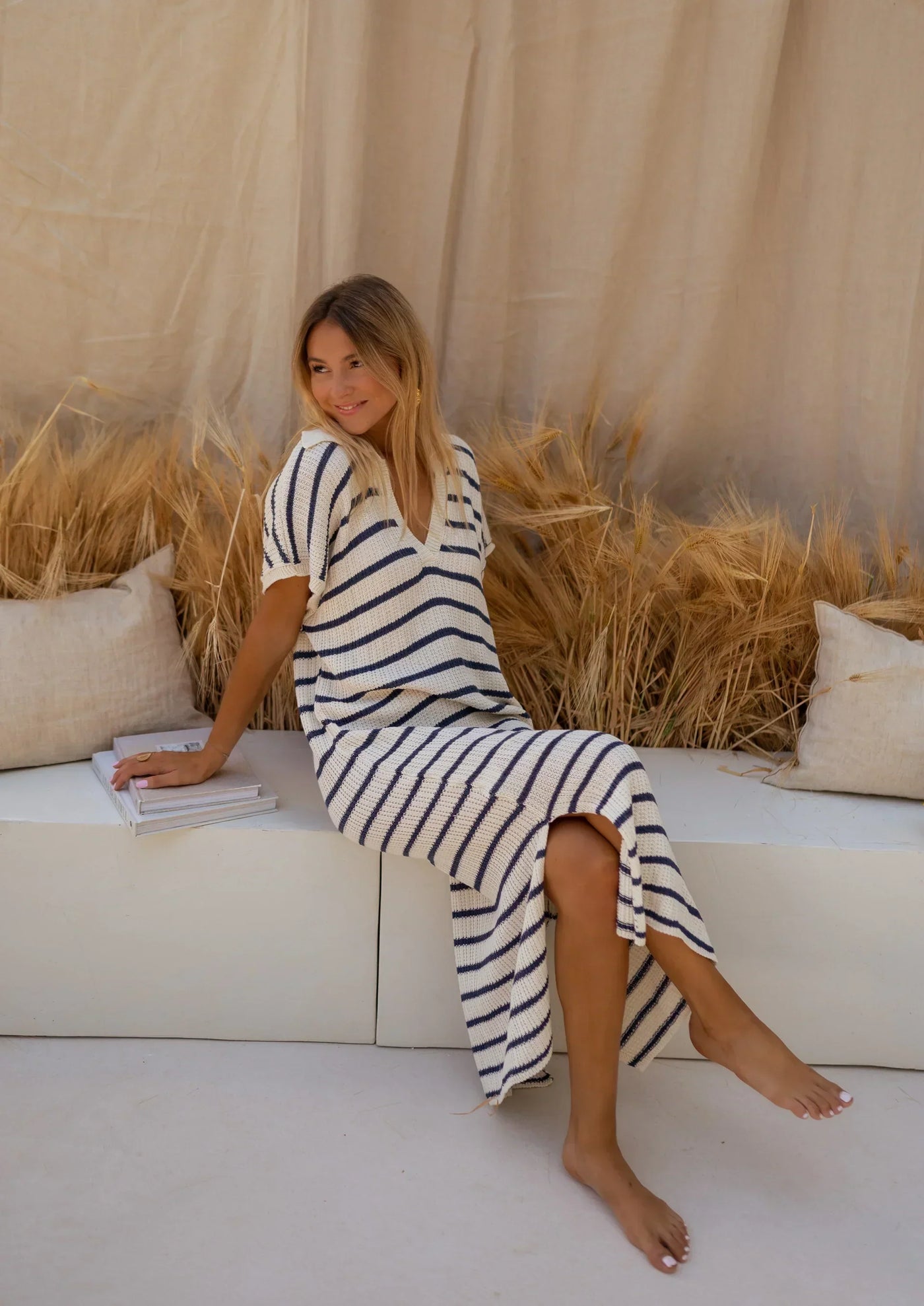 SOPHIA  | The Striped Knit Dress