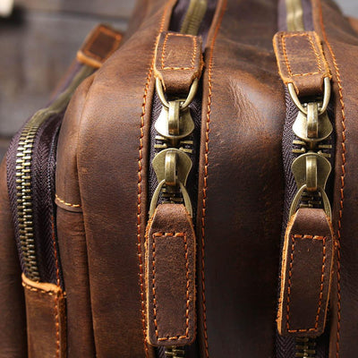 Brown Leather Backpack | Stellan