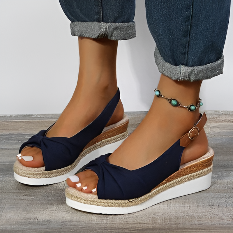 Celina - Ergonomic Bow Sandals