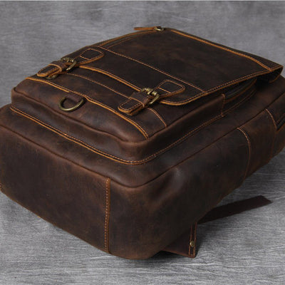 Tan Leather Backpack | Corbinian