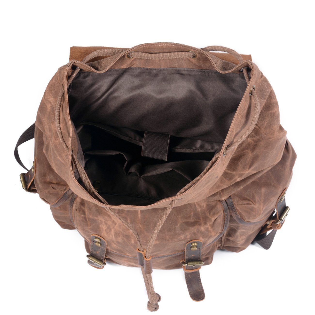 Canvas Leather Backpack | Ridge