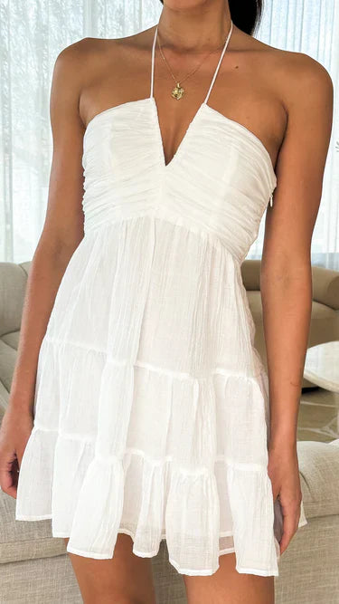 Suzanne - Elegant Mini Dress